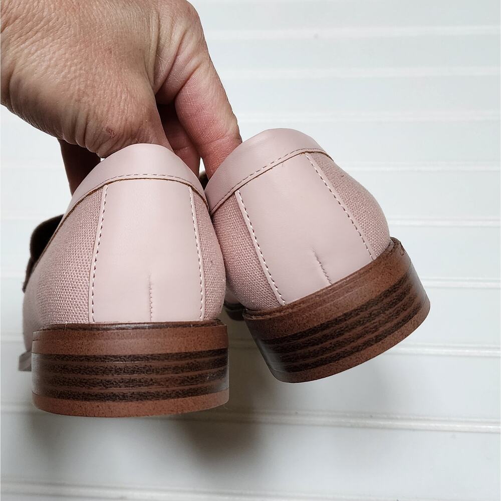 NWOT Franco Sorto Women's Carolynn Low2 Pink Tassel Loafer Shoes Size 8.5 - Picture 4 of 11